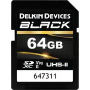 Karta Delkin Black Rugged Sdxc 64 Gb Class 10 Uhs-Ii V90 Dsdbv9064Bx  814373024545