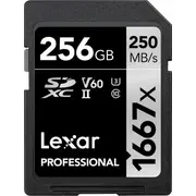 Karta Lexar Professional 1667X Sdxc 256 Gb Class 10 Uhs-Ii/U3 V60 Lsd256Cb1667  843367114962 197908