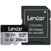 Karta Lexar Professional Silver Plus Microsdxc 256 Gb Class 10 Uhs-I/U3 A2 V30 Lmssipl256G-Bnang  8433671353496