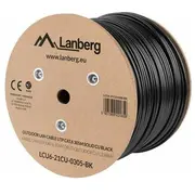 Lanberg  instalacyjny Utp, kat. 6, Outdoor Cu, 305M, Lcu6-21Cu-0305-Bk 5901969421859