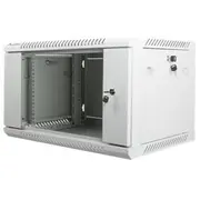 Lanberg Wall-Mounted Rack 19 inches 6U 600X450Mm grey  Wf01-6406-10S 5901969403060 Nulagr6U0000002