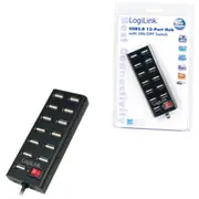 Hub Usb Logilink 13X Usb-A 2.0 Ua0126  4052792006902