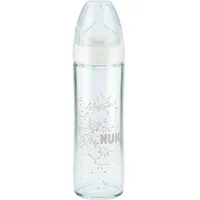 Nuk Stiklinis buteliukas su silikono žinduku First Choice  New Classic, 240 ml, 0-6 mėn. 745080 / 4008600254553 4008600223849