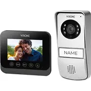 Orno  domofonowy bezsłuchawkowy, , 4,3 Lcd, breloków zbliżeniowych, Enif Rfid Vdp-62 5908254807732