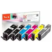 Peach Patrone Canon Pgi-570Xl/ Cli-571Xl Multi-6-Pack remanufactured  Pi100-370 7640182384470