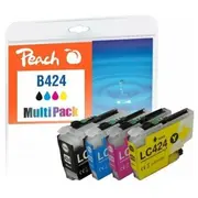 Peach Pi500-389 nabój z tuszem 4 Oryginalny Standardowa wydajność , Cyjan,  7640366812775