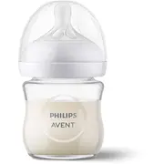 Philips Avent l Response Scy930/01 Glass baby bottle that works like the breast, Transparent  8710103990765