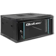 Qoltec Rack cabinet 19 inches, 4U, 600X280X450  54461 5901878544618 Nuqolr000054461