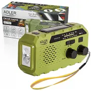 Radio Adler solarne z korbką Ad 1197 G power bank,  5905575909367