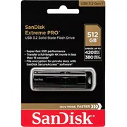 Sandisk  Extreme Pro 512Gb, Usb 3.2 Solid State Flash Drive Sdcz880-512G-G46 619659180331