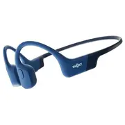 Shokz Openrun Headset Wireless Neck-Band Sports Bluetooth Blue  810092679844 Akgskzsbl0064