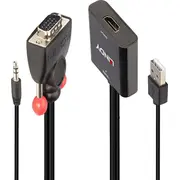 System przekazu sygnału Av Lindy Adap VgaAudio to Hdmi Konverter  38284 4002888382847