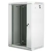 Lanberg Wall-Mounted Rack 19 inches 18U 600X450Mm grey  Wf01-6418-10S 5901969403220 Nulagr18U000002