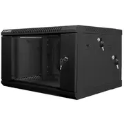 Lanberg Wf02-6606-10B rack cabinet 6U Wall mounted Black  5901969403909 Szalaewis0016
