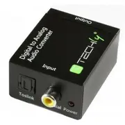 Av Techly Toslink - Rca Cinch  x2 301139 8057685301139