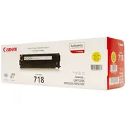 Toner Canon Crg-718 Yellow Oryginał  2659B002 4960999628547