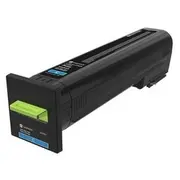 Toner Lexmark 82K2Uce Cyan Oryginał  0734646596381