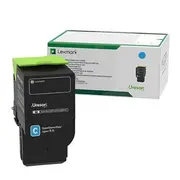 Toner Lexmark C242Xc0 Cyan Oryginał  0734646667494