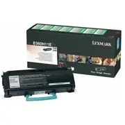 Toner Lexmark E360H11E Black Oryginał  0734646064637