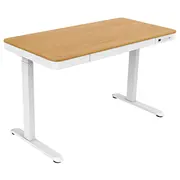 Tuckano Electric Height Adjustable Desk Et119W-C White/Oak. top dimensions 120 x 60Cm.  5901443119098 Birtuknow0011