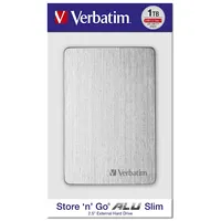 Verbatim Store n Go 2,5  Alu 1Tb Usb 3.2 Gen 1 Silver 53663 0023942536635 564629
