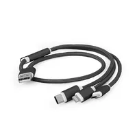 Cable Usb Charging 3In1 1M/Black Cc-Usb2-Am31-1M Gembird  8716309100564