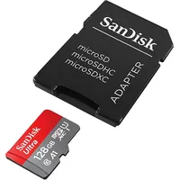 Sandisk Ultra microSDXC 128Gb  Sd Adapter 140Mb/S A1 Class 10 Uhs-I Ean619659200558 Sdsquab-128G-Gn6Ma 0619659200558 753020