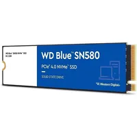 Ssd Western Digital Blue Sn580 250Gb M.2 Pcie Gen4 Nvme Tlc Write speed 2000 Mbytes/Sec Read 4000 2.38Mm Tbw 150 Tb Mtbf 1500000 hours Wds250G3B0E  718037902456