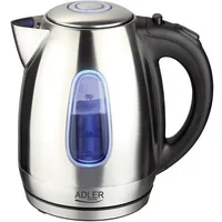 Adler Ad 1223 electric kettle 1.7 L Black,Stainless steel 2200 W  Ad1223 5908256832602 Agdadlcze0043