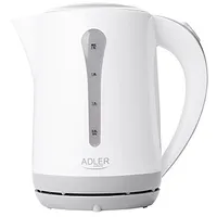 Adler Ad 124Ectric kettle 2.5 L 2200 W White  1244 5908256835399 Agdadlcze0051