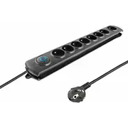 zasilająca Qoltec Swift przeciwprzepięciowa 8  1.8 m 50113 5901878501130