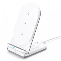 Aukey Lc-A2 White Wireless Charger 2In1 Usb-C  Azaukullca2Whit 692041998875