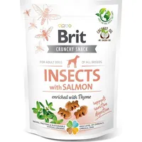 Brit Care Dog Crunchy Cracker Insects rich in Salmon 200G  103002 8595602551491