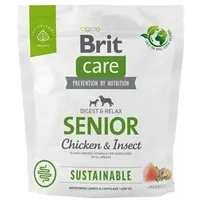 Brit Care Dog Sustainable Senior Chicken Insect 1Kg  100-172184 8595602558797