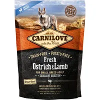 Carnilove Dog Fresh Ostrich  Lamb Adult Small - struś i jagnięcina 1.5Kg Vat011822 8595602527472