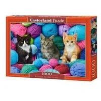 Castorland Puzzle 1000 Kittens in Yarn Store 469900  5904438104796