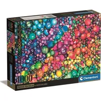 Clementoni Cle puzzle 1000 Compact Colorboom Marbles 39780  Gxp-866833 8005125397808