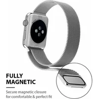 Crong Milano Steel - Pasek Apple Watch 38/40 mm  Crg-40Mst-Blk 5907731983815