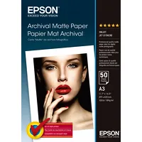 Epson Archival Matte A3 50 Sheet 189G S 041344 Fotopapīrs  C13S041344 0010343830097 265641