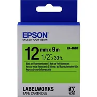 Epson Tape - Lk4Gbf Fluor Blk/ C53S654018  8715946611334