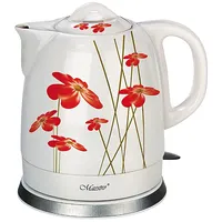Feel-Maestro Mr-066-Red Flowers electric kettle 1.5 L 1200 W Red, White  Mr-066 red 4820177148901 Agdmeocze0056