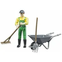 Bruder figure set farmer with accessories - 62610  4001702626105