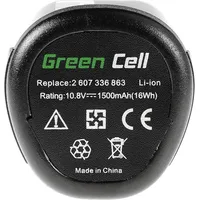 Green Cell  Elektro Bosch Pmf Psm Psr 10,8 Li-2 10.8V 1.5Ah Pt83 5902719422522