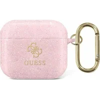 Guess Etui  Gua3Ucg4Gp Glitter Collection do Airpods 3 Gue1109Pnk 3666339009953