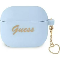 Guess Etui  Silicone Charm Collection do Airpods 3 Gua3Lschsb Gue1575Blu 3666339039059