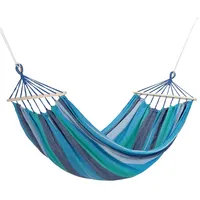 Hammock with wooden beam and metal handle Nils Camp Nc9004 Blue  15-03-066 5907695593471 Hilnilham0004