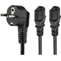 Kabel  Startech 2M Schuko Cee7 To 2X C13 Cord/. Pxt101Yeu2M 0065030879750