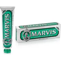 Marvis Fluoride Toothpaste Classic odśjąca pasta do  z fluorem Strong Mint 85Ml 8004395111701