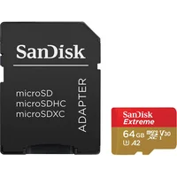 Karta Sandisk Extreme Microsdxc 64 Gb Class 10 Uhs-I/U3 A2 V30 Sdsqxah-064G-Gn6Aa  0619659193386 732657