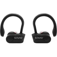 Savio Tws-03 Wireless Bluetooth Earphones, Black  5901986045502 Akgsavsbl0006